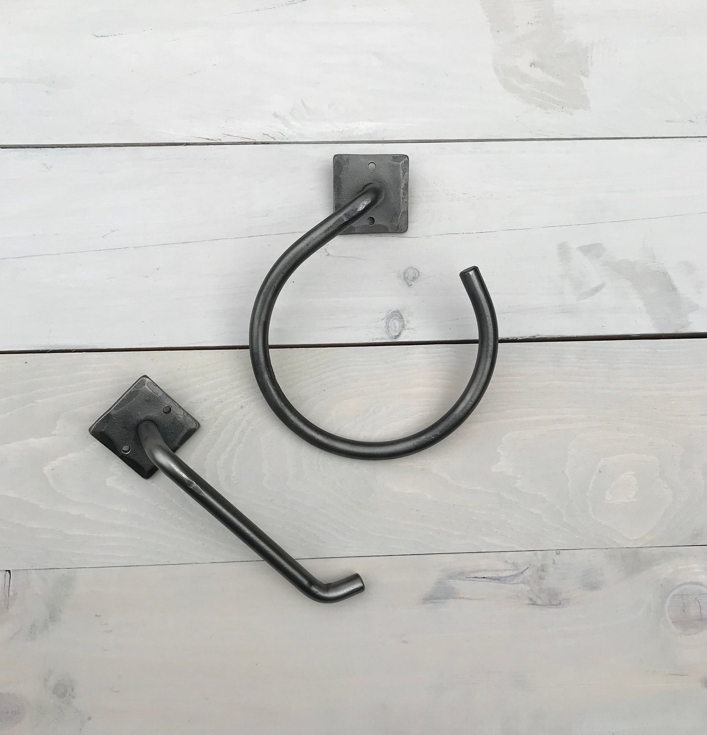 Simple & Modern Toilet Paper Holder Set - Handcrafted in Vermont